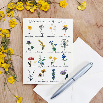 Wildflowers of New Jersey card