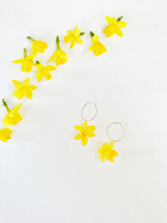 Daffodil Earrings (March Birthday)