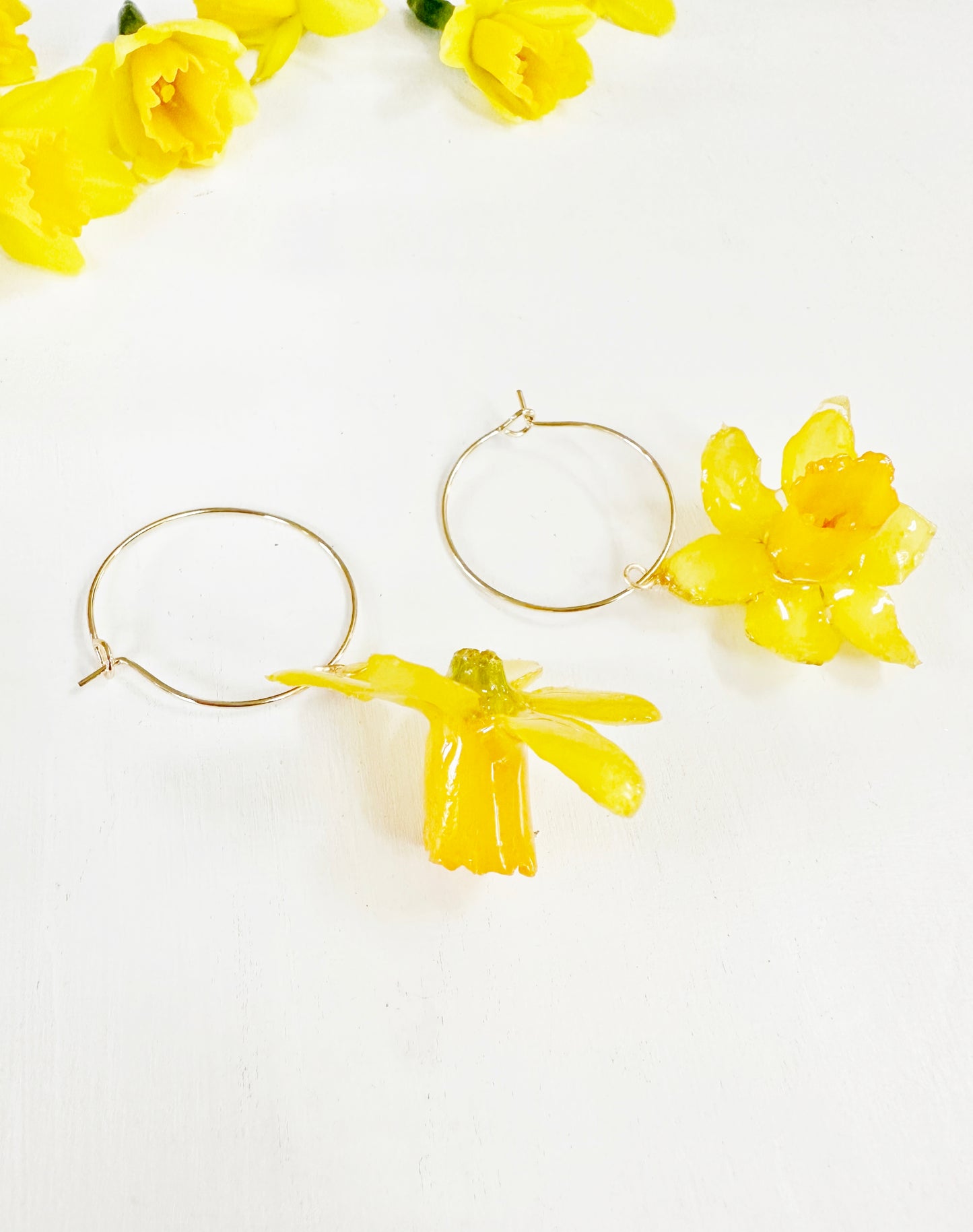 Daffodil Earrings (March Birthday)