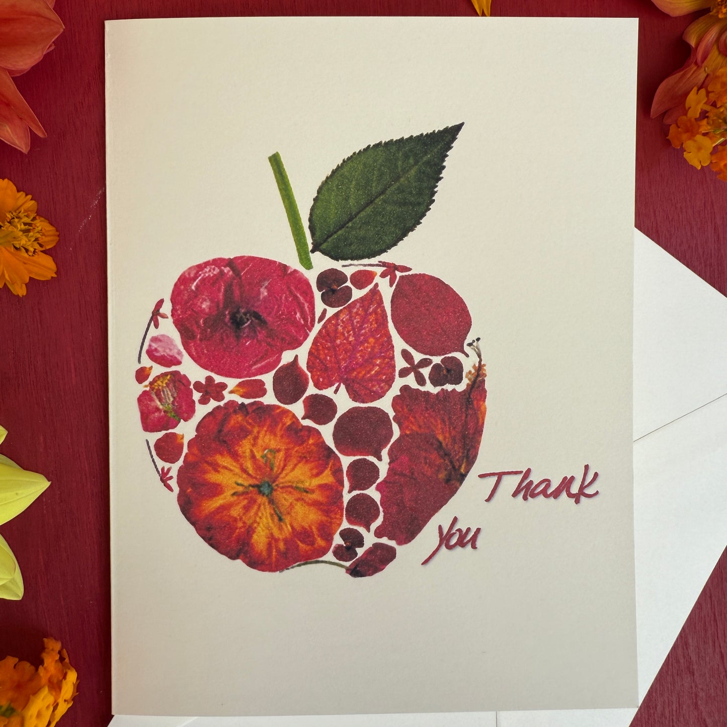 An Apple a Day Thank You Card