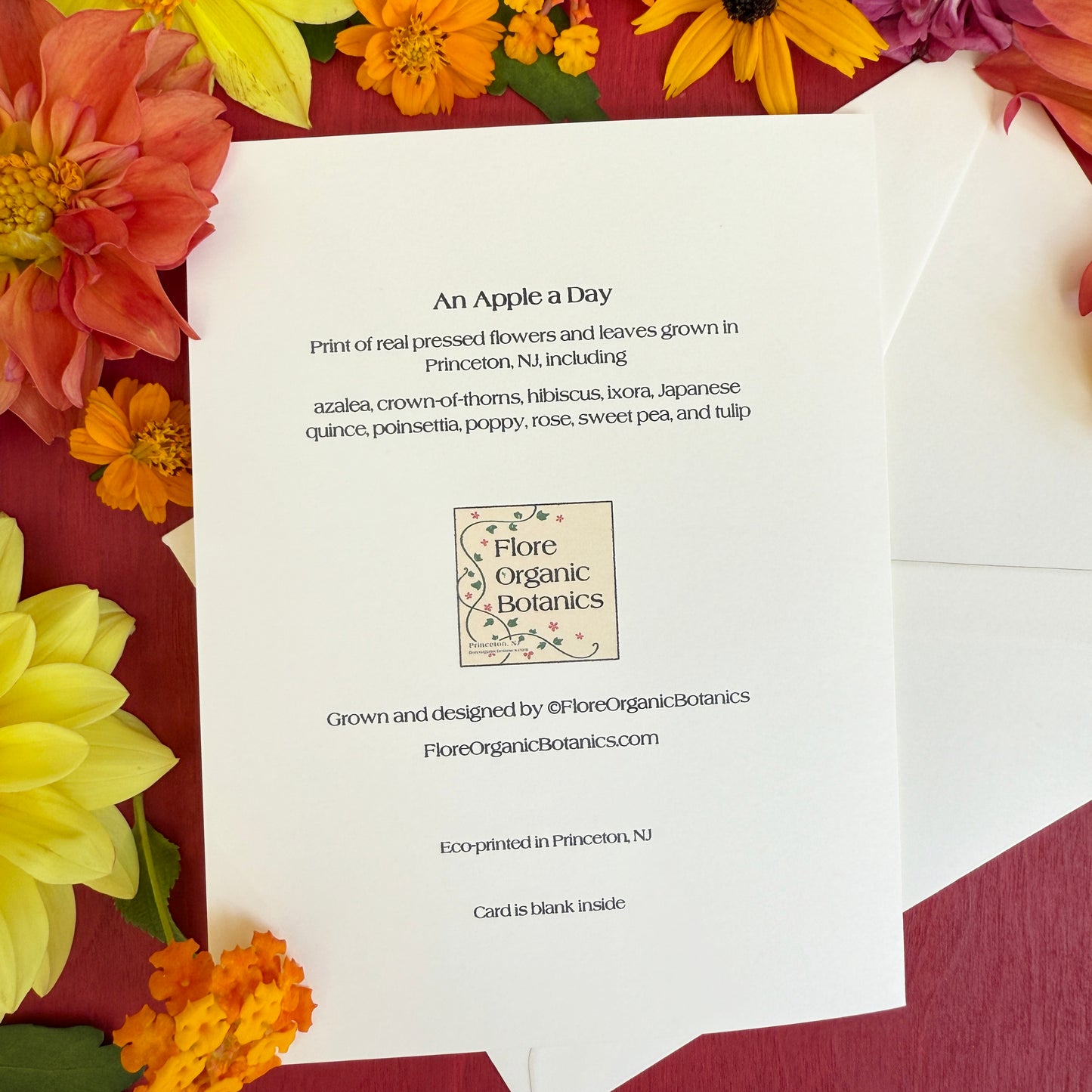 An Apple a Day Thank You Card