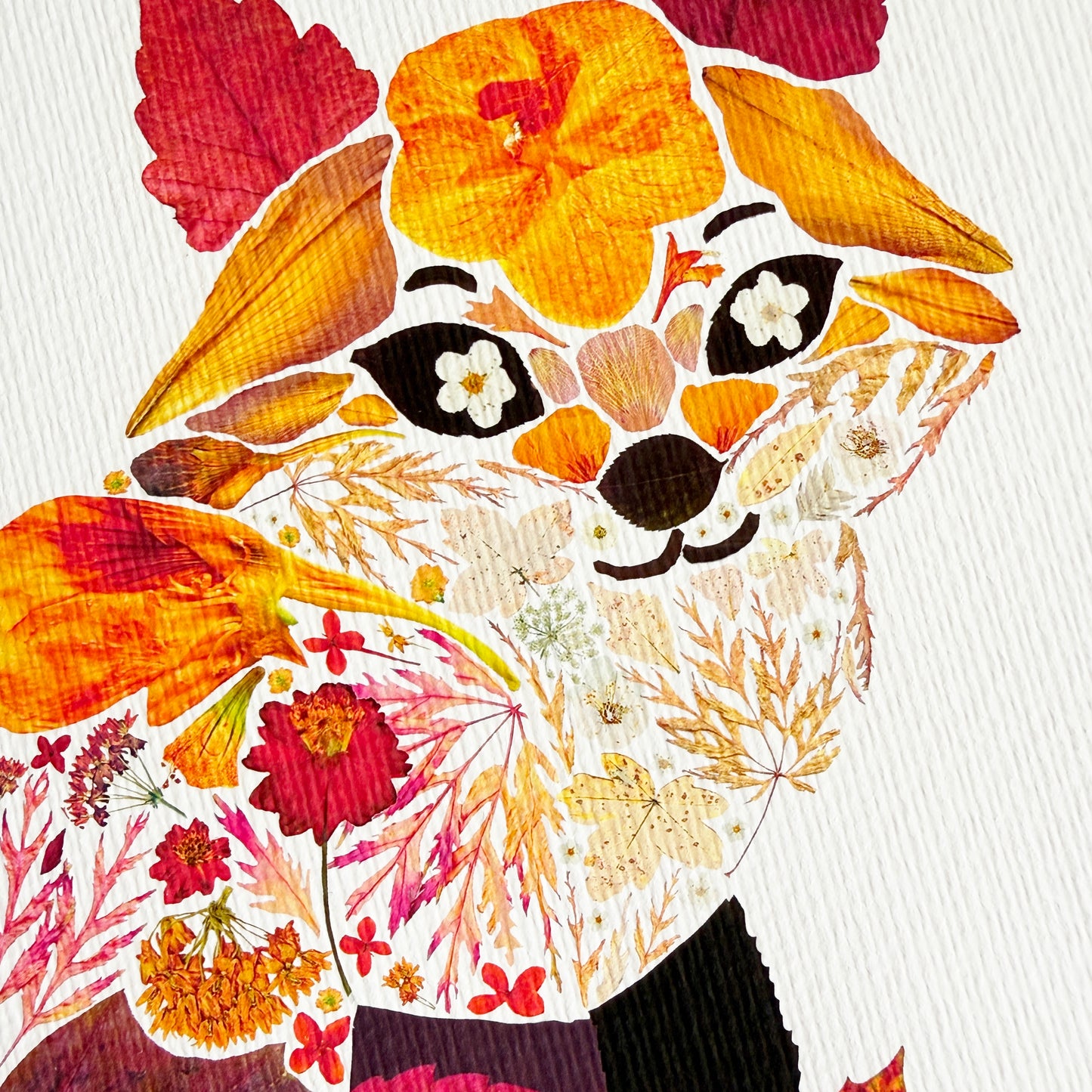 Floral Fox Print