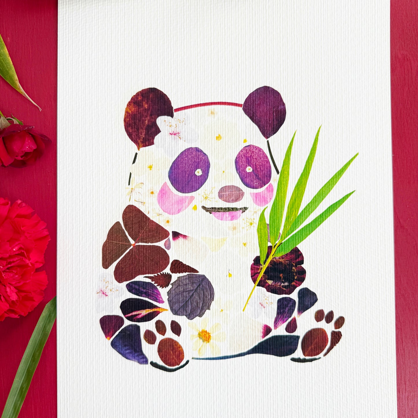 Floral Panda Print