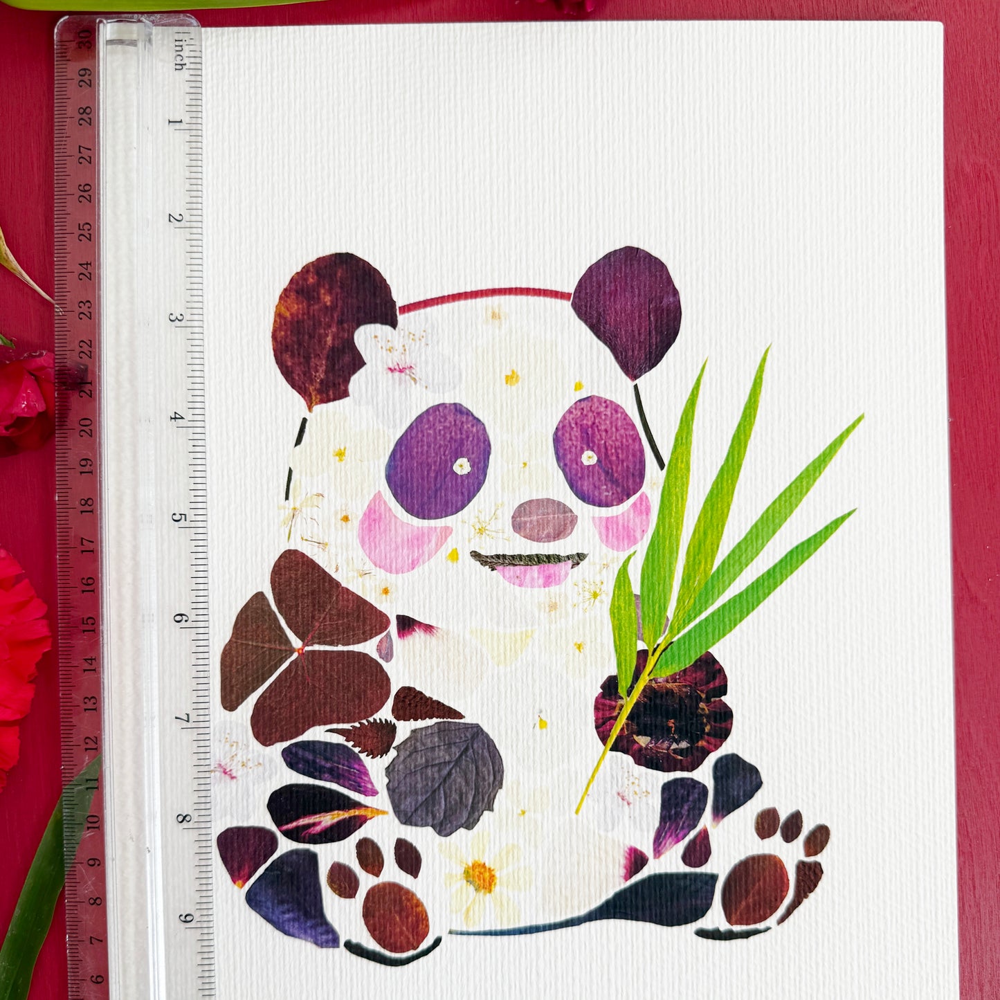 Floral Panda Print