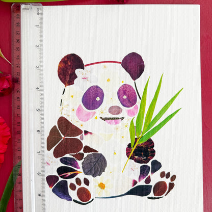 Floral Panda Print