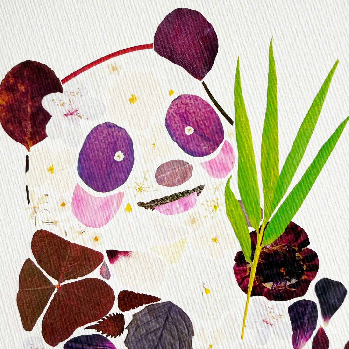 Floral Panda Print