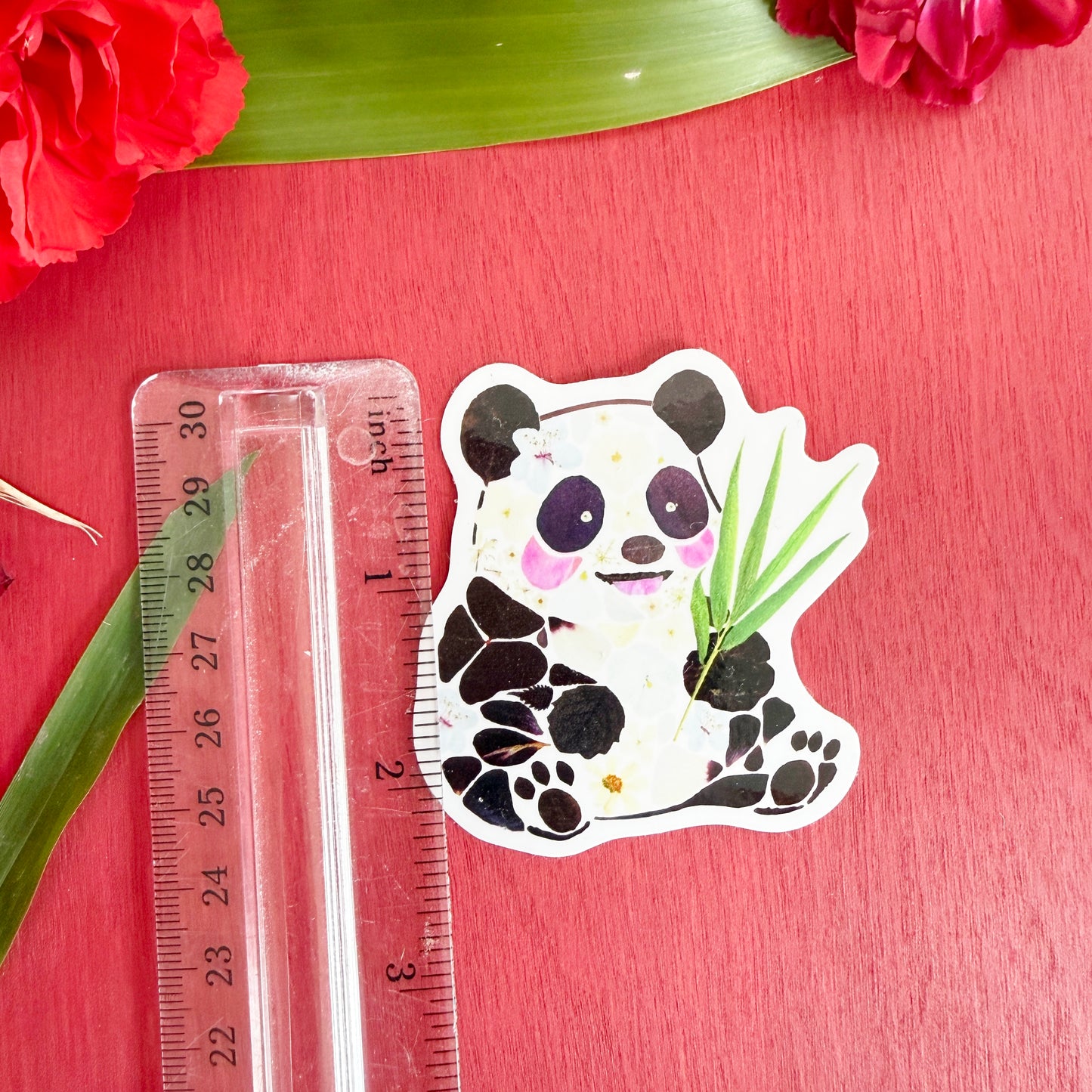 Floral Panda Sticker