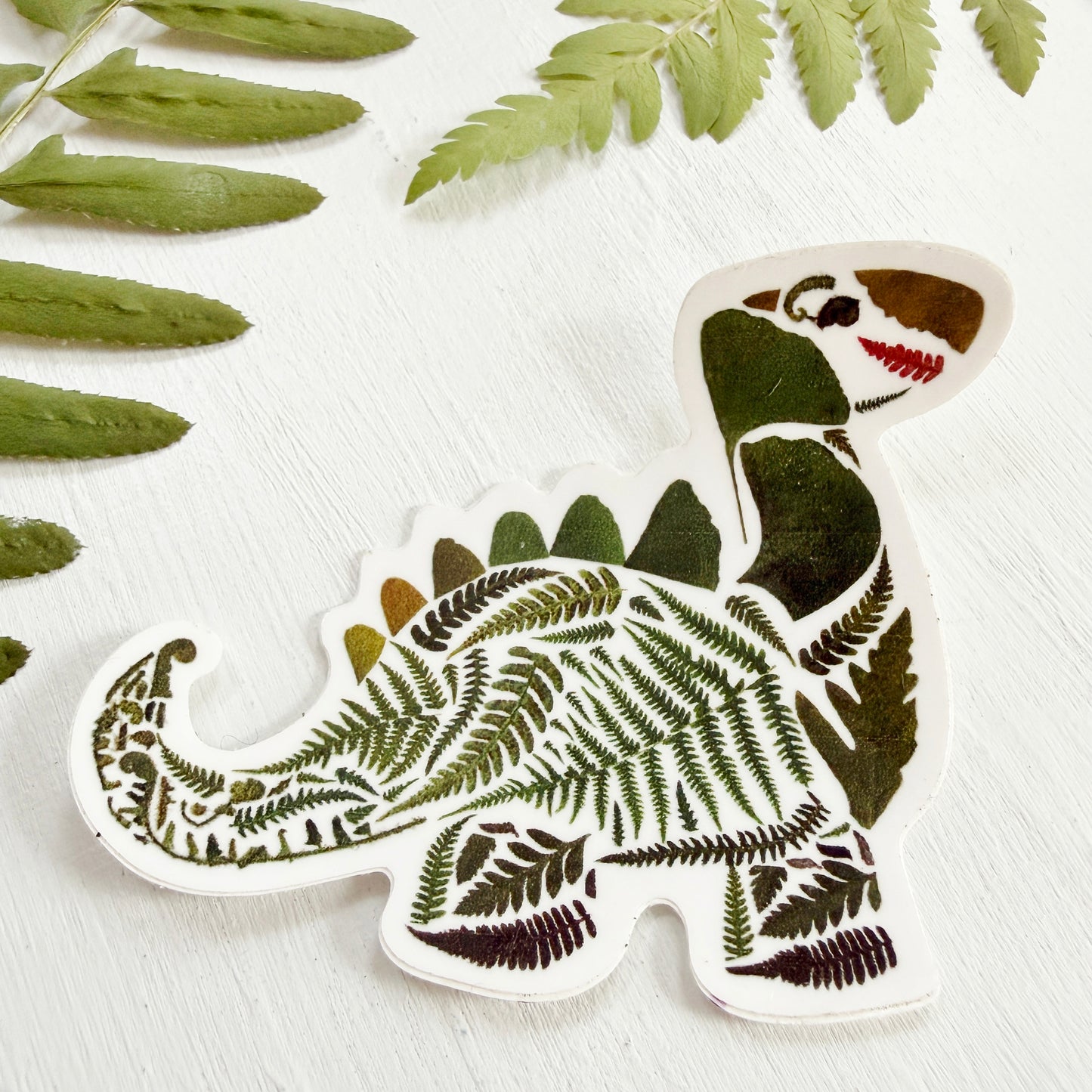 Fern Dinosaur Sticker