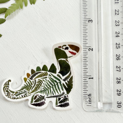 Fern Dinosaur Sticker