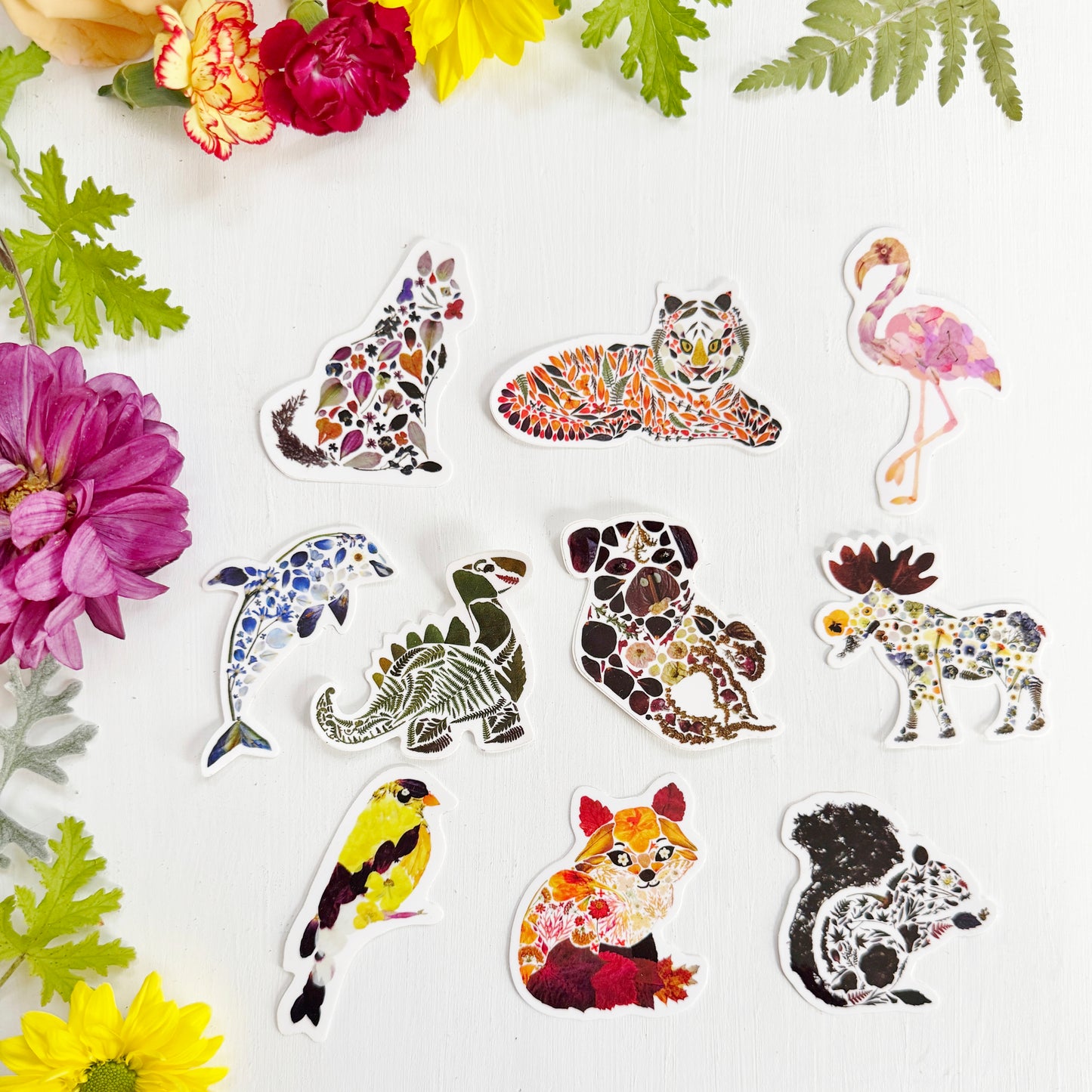 Fern Dinosaur Sticker