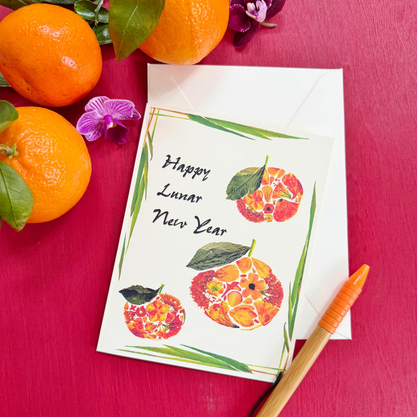 Lunar New Year Mandarin Card