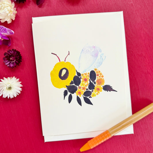 Botanical Bee Card