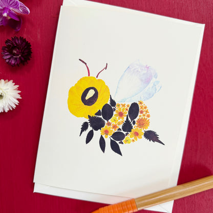 Botanical Bee Card