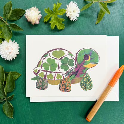 Leafy Turtle Card