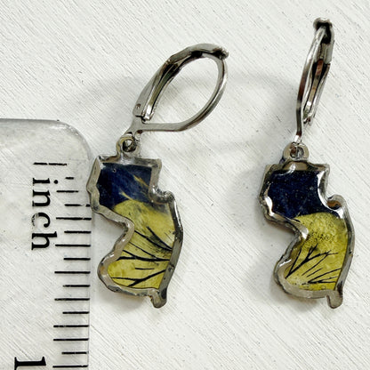 New Jersey Pansy Earrings