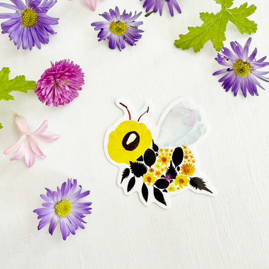 Botanical Bee Sticker