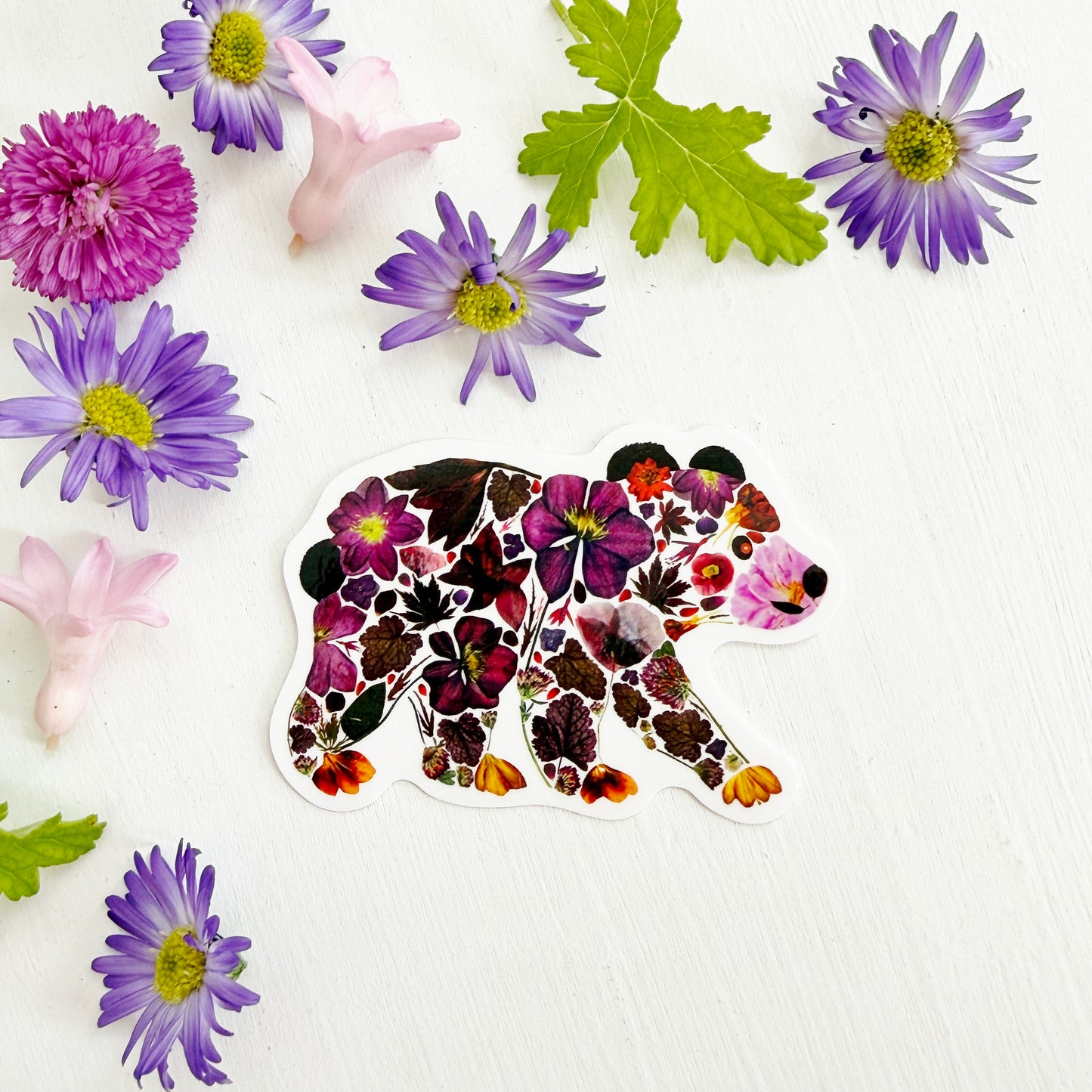 Botanical Bear Sticker