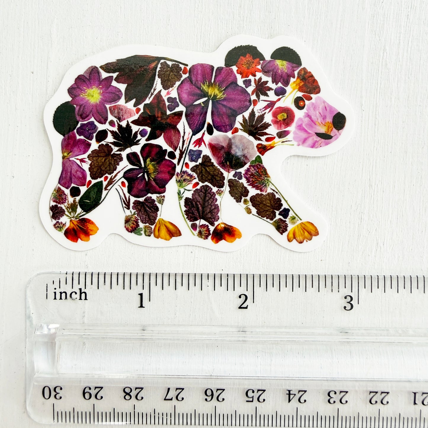 Botanical Bear Sticker