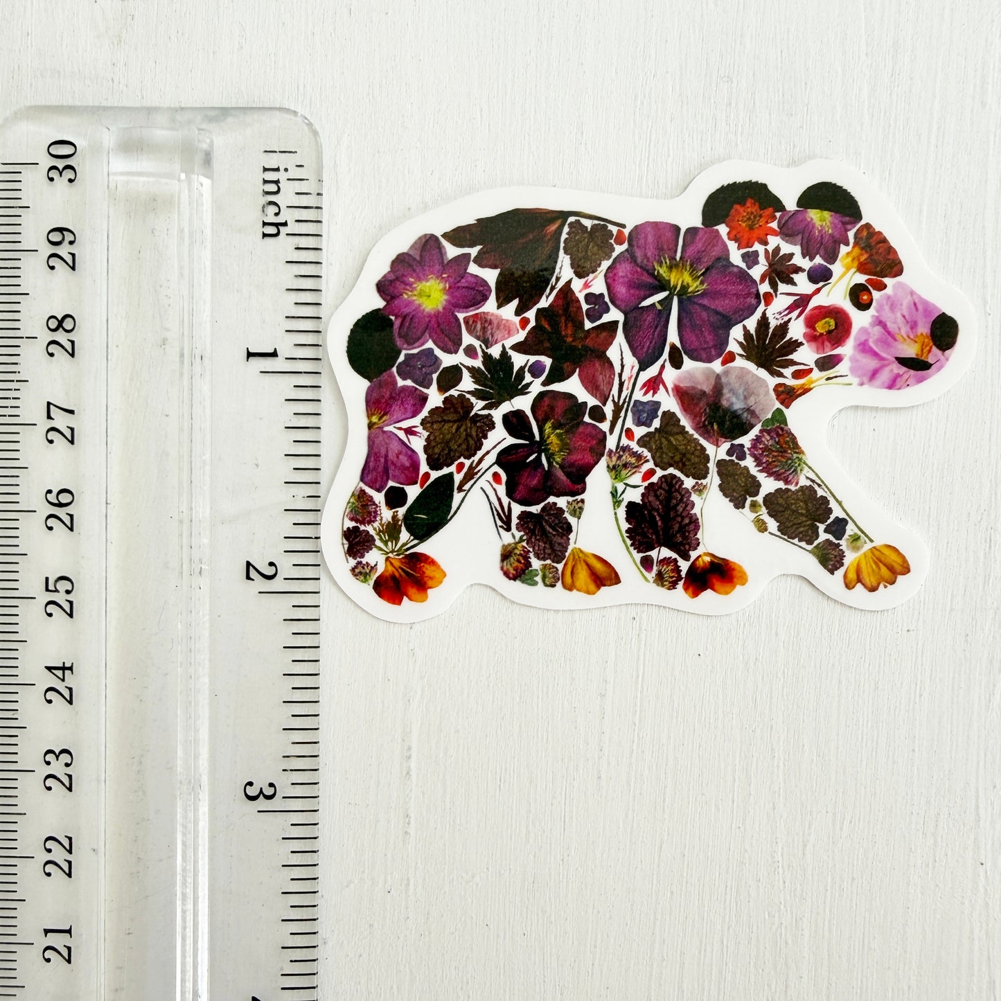 Botanical Bear Sticker