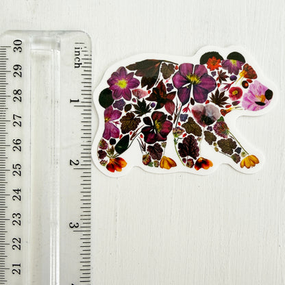 Botanical Bear Sticker