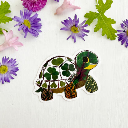 Leafy Turtle Sticker
