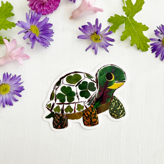 Leafy Turtle Sticker