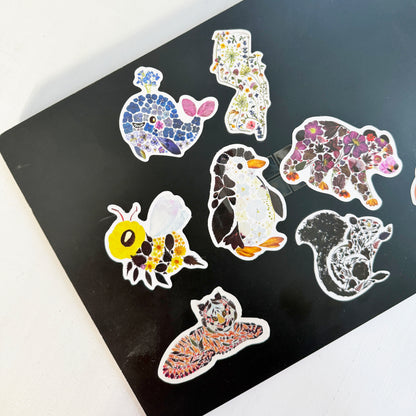 Botanical Bee Sticker