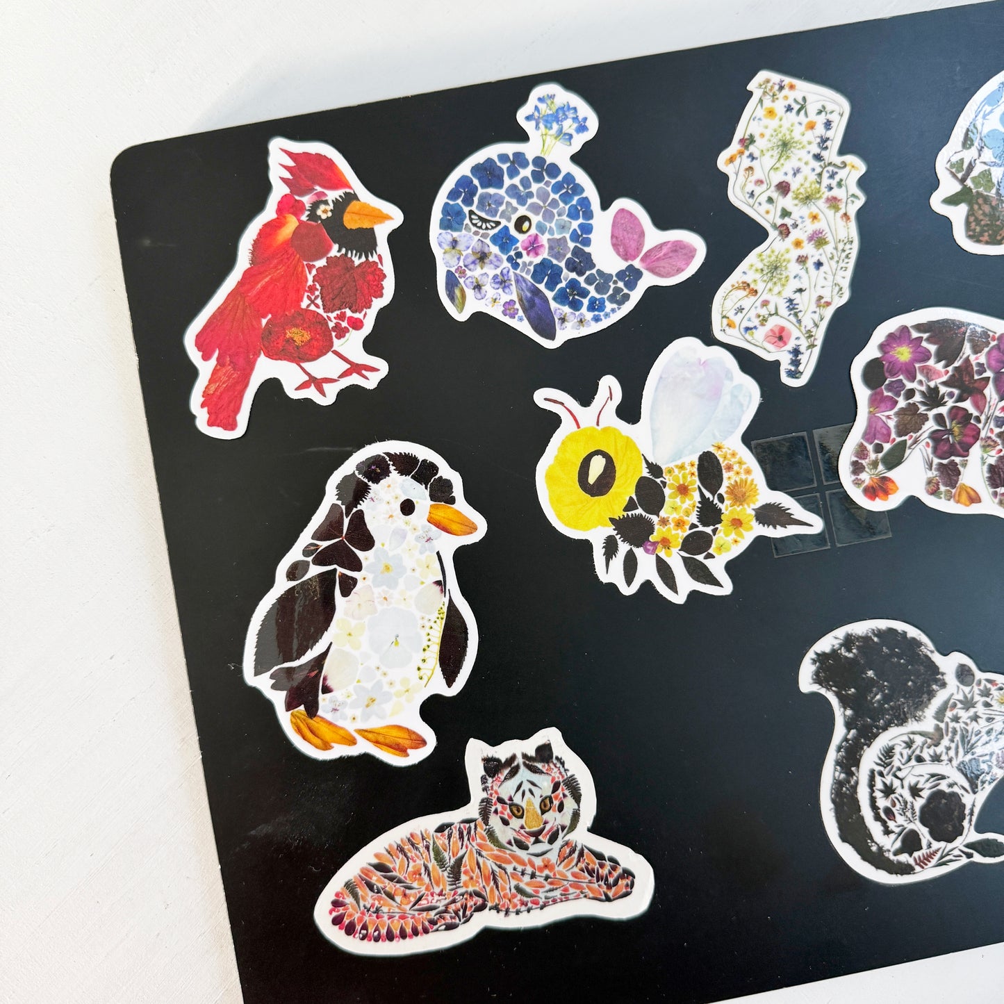 Floral Cardinal Sticker