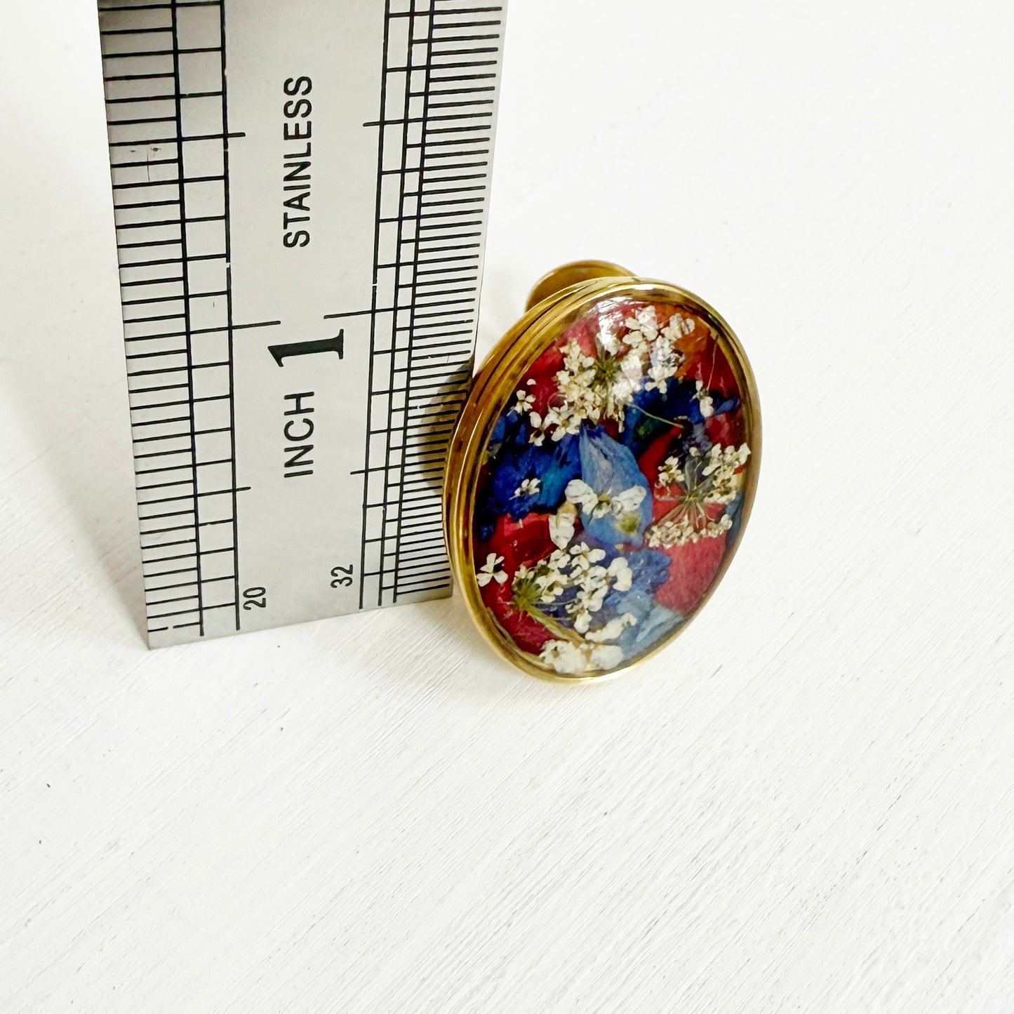 USA 250 Patriotic Floral Ring