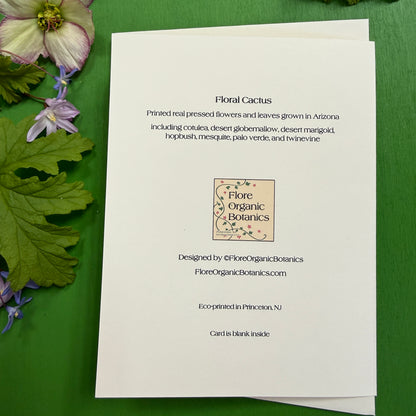 Floral Cactus Card