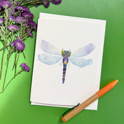 Floral Dragonfly Card