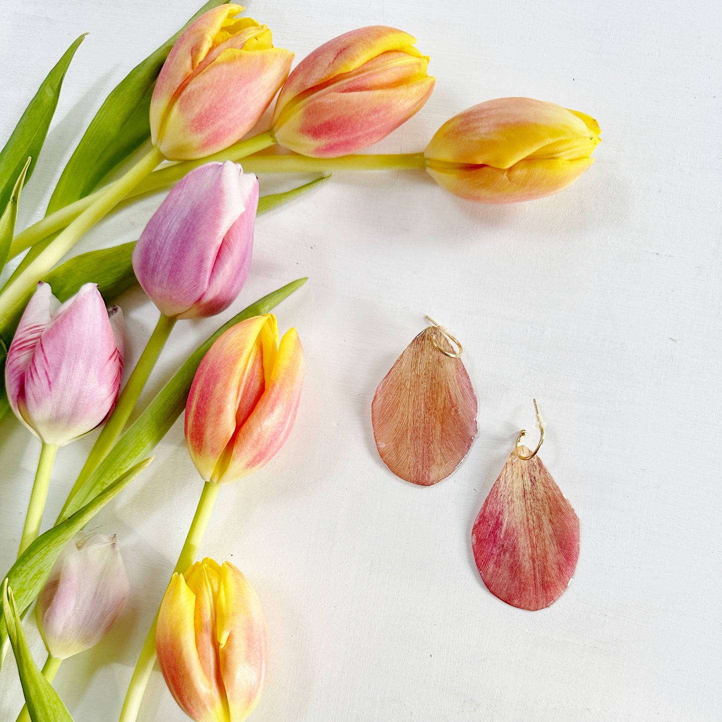 Tulip Petal Earrings