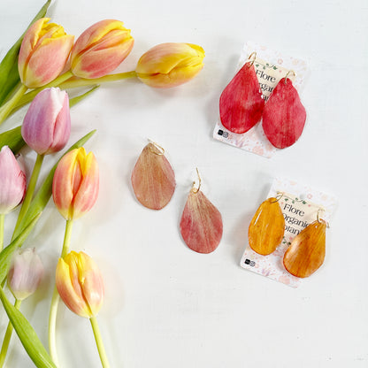 Tulip Petal Earrings